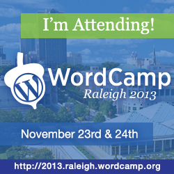 WordCamp Raleigh 2013 Attendee